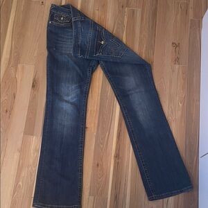 Dark Wash flared men’s Jeans